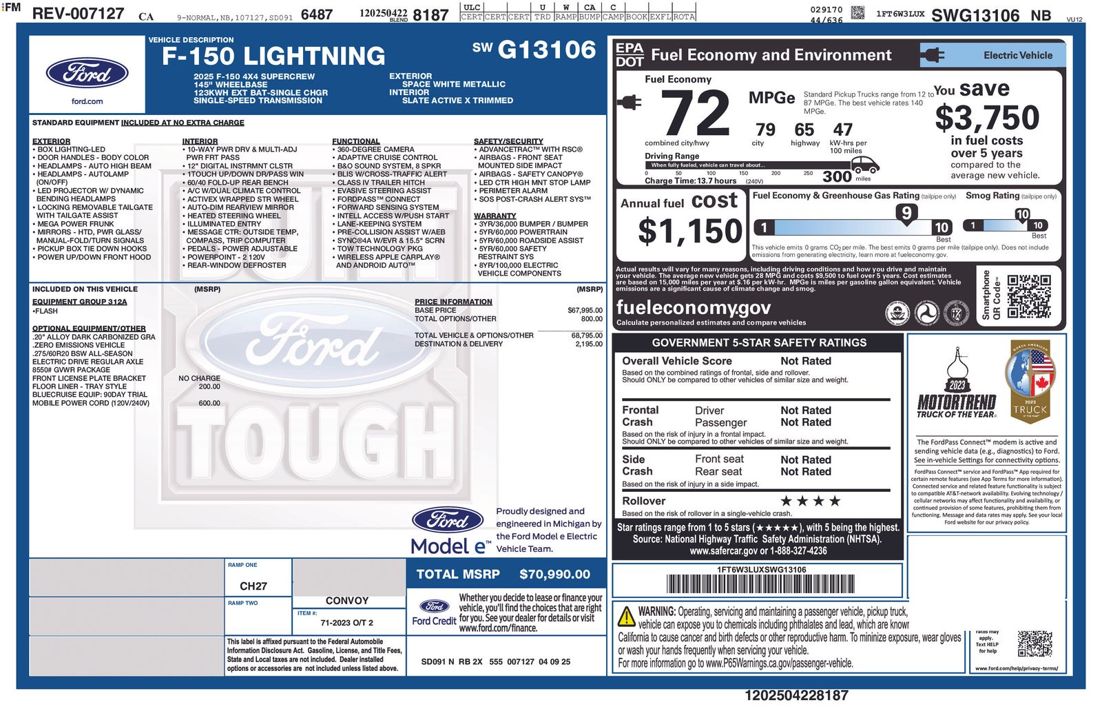 2025 Ford F-150 Lightning Flash photo 3