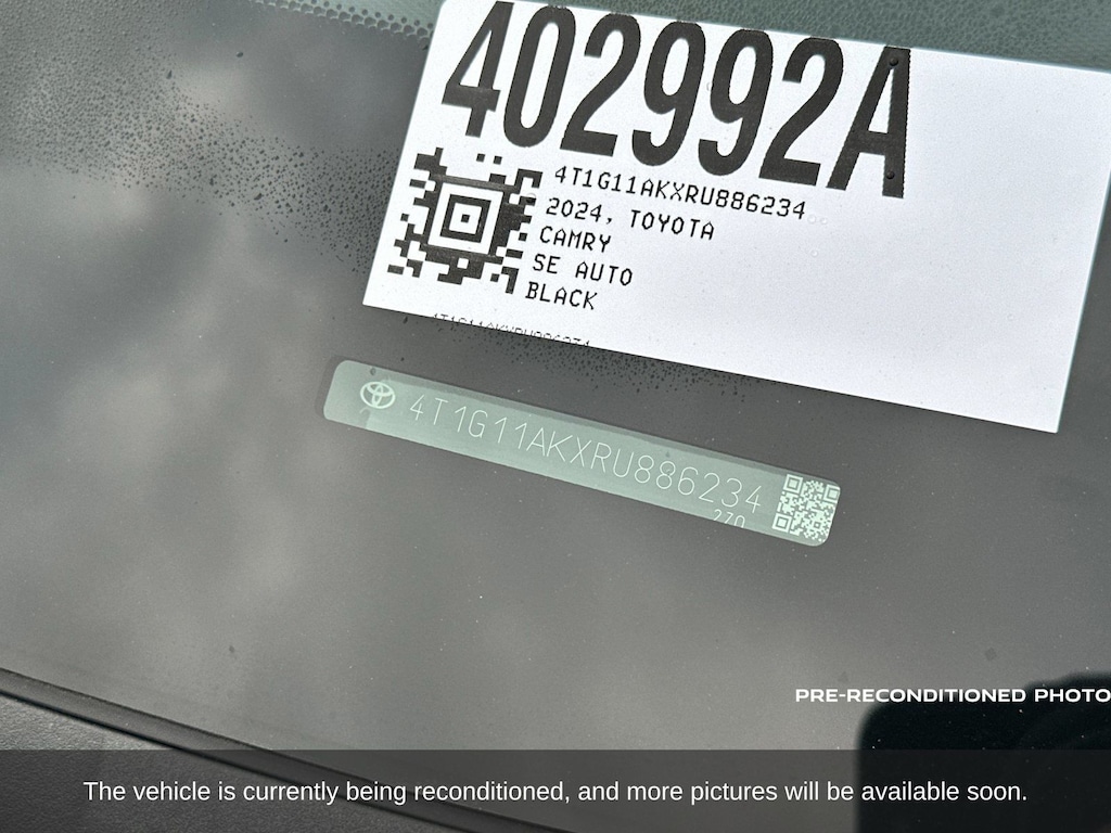 Used 2024 Toyota Camry SE Sedan