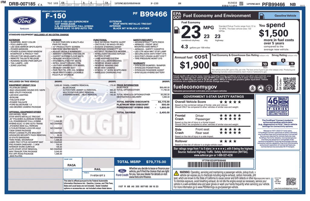 1FTFW1ED5PFB99466