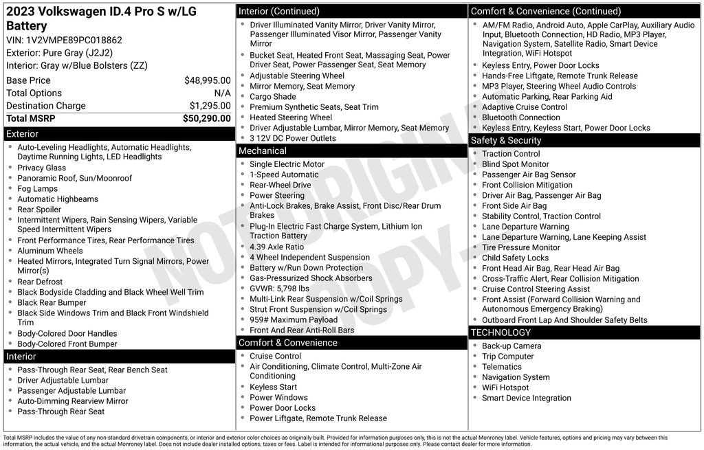 Used 2023 Volkswagen ID.4 Pro S SUV