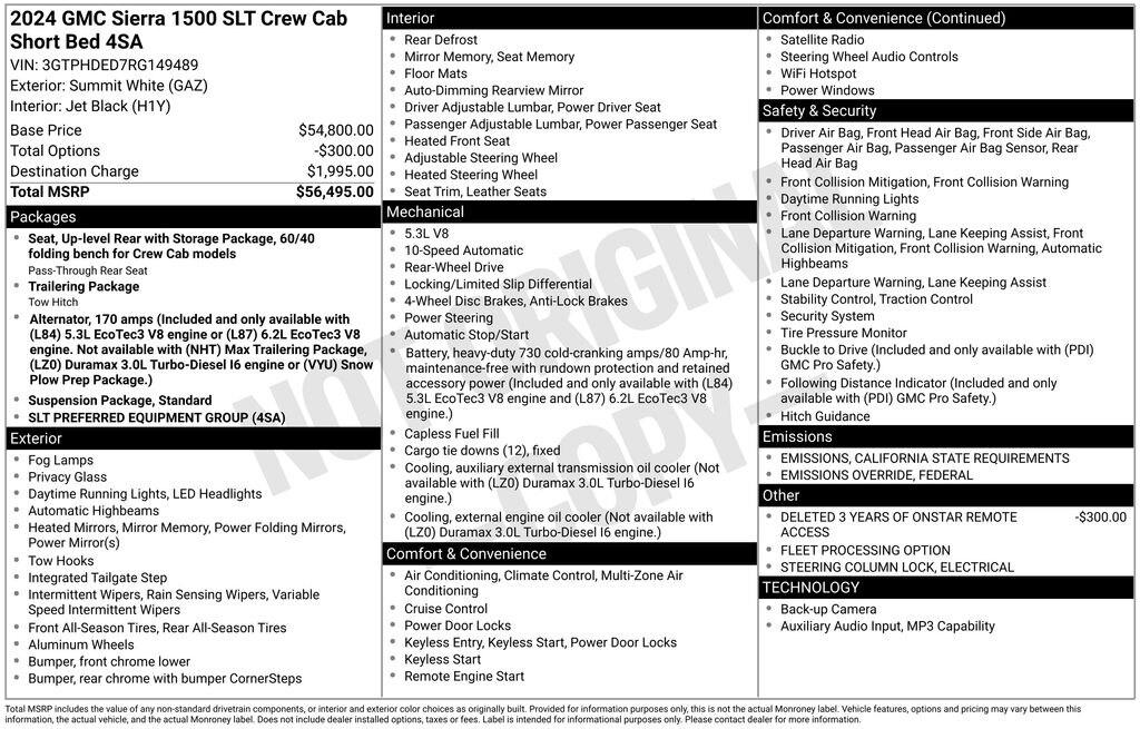 Used 2024 GMC Sierra 1500 SLT Truck