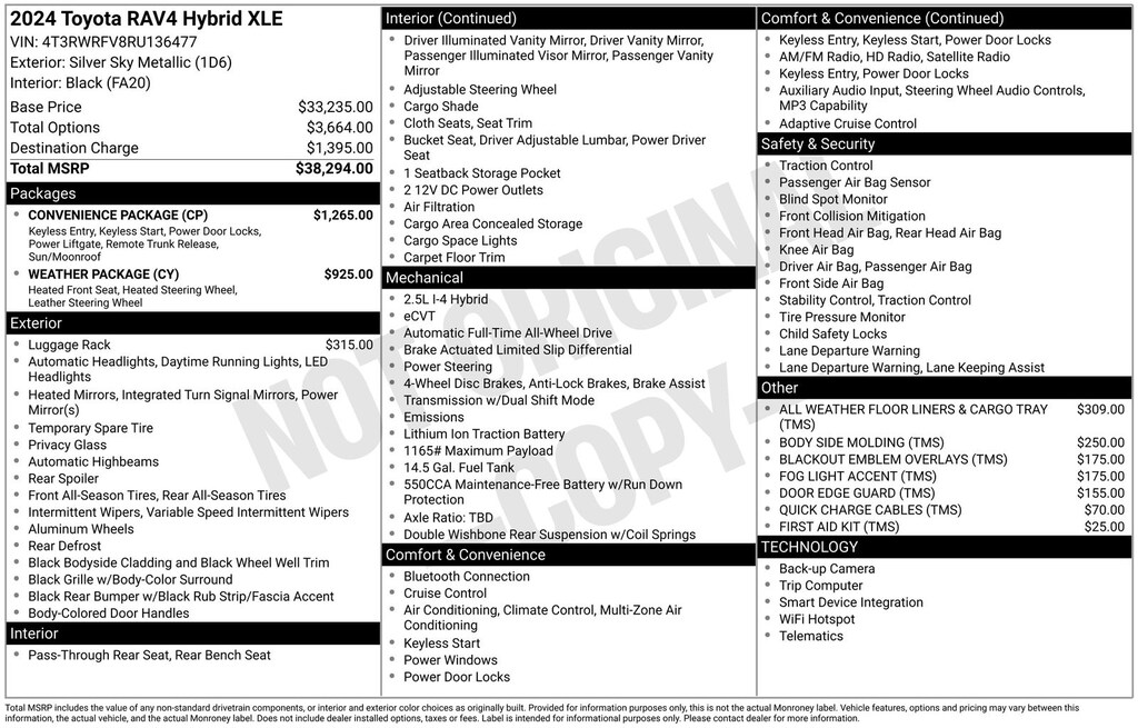 Used 2024 Toyota RAV4 Hybrid XLE SUV