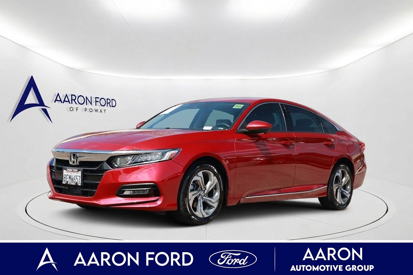 Used 2018 Honda Accord EX-L with VIN 1HGCV1F50JA162280 for sale in Poway, CA