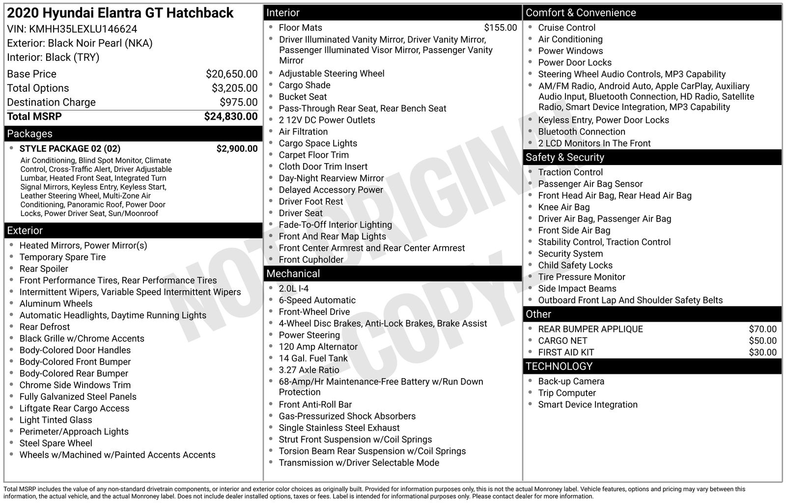 2020 Hyundai Elantra GT Base photo 5