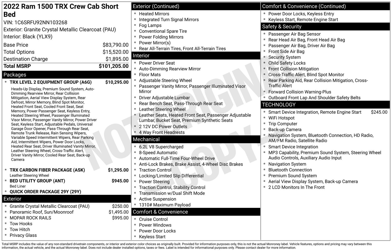 2022 Ram 1500 TRX photo 3