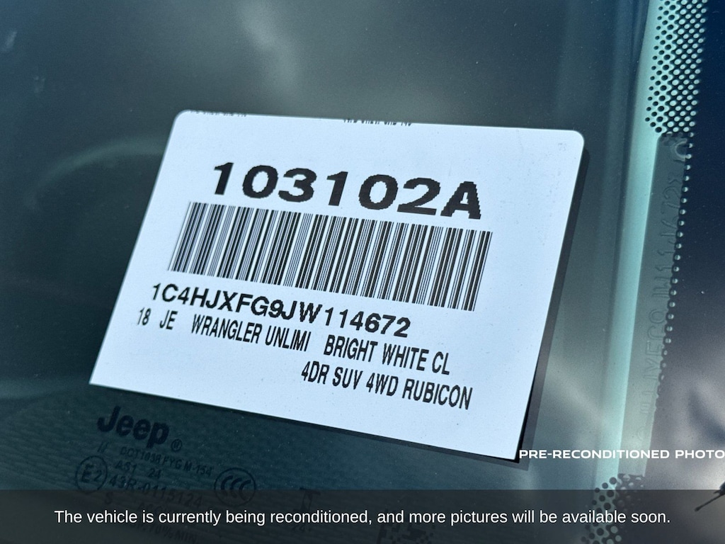 Used 2018 Jeep Wrangler Unlimited Rubicon SUV