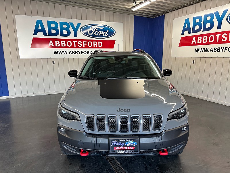 Used 2022 Jeep Cherokee Trailhawk with VIN 1C4PJMBX0ND532121 for sale in Abbotsford, WI