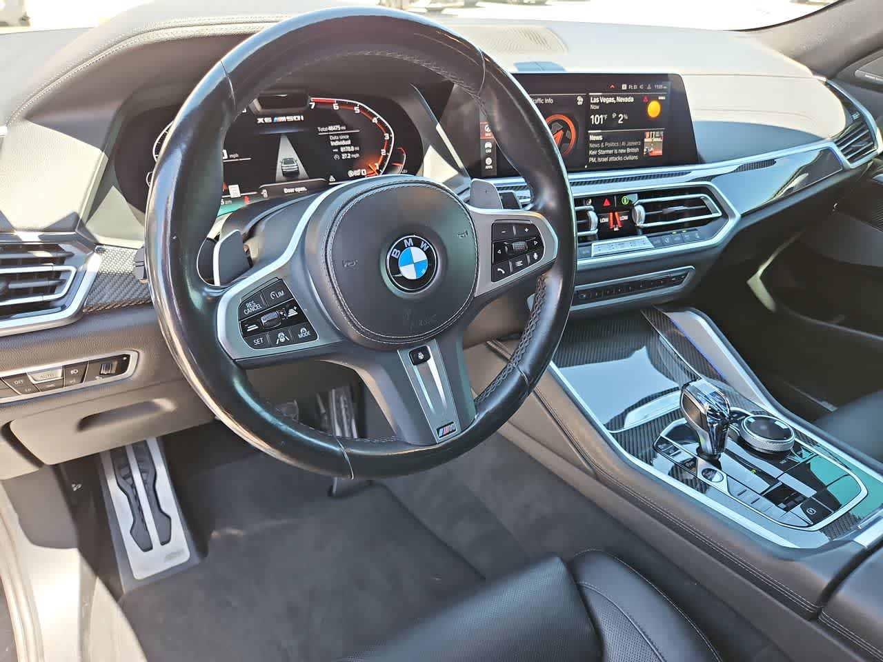 Used 2022 BMW X6 M50i with VIN 5UXCY8C0XN9K72766 for sale in Las Vegas, NV