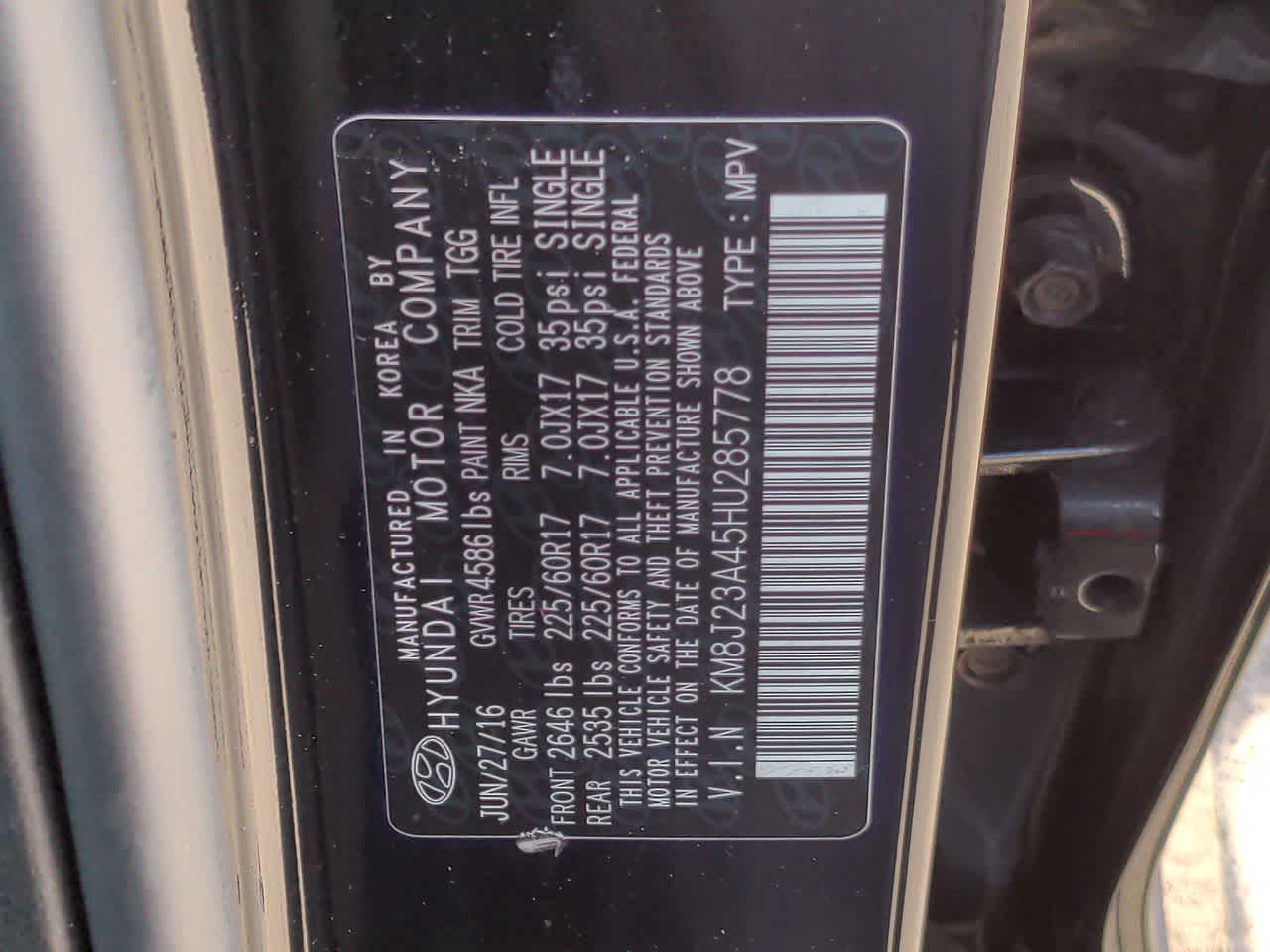 2017 Hyundai Tucson SE 33