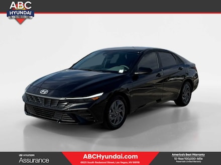 2024 Hyundai Elantra Hybrid Blue Sedan
