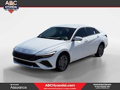 2026 Hyundai Elantra Hybrid Blue Sedan