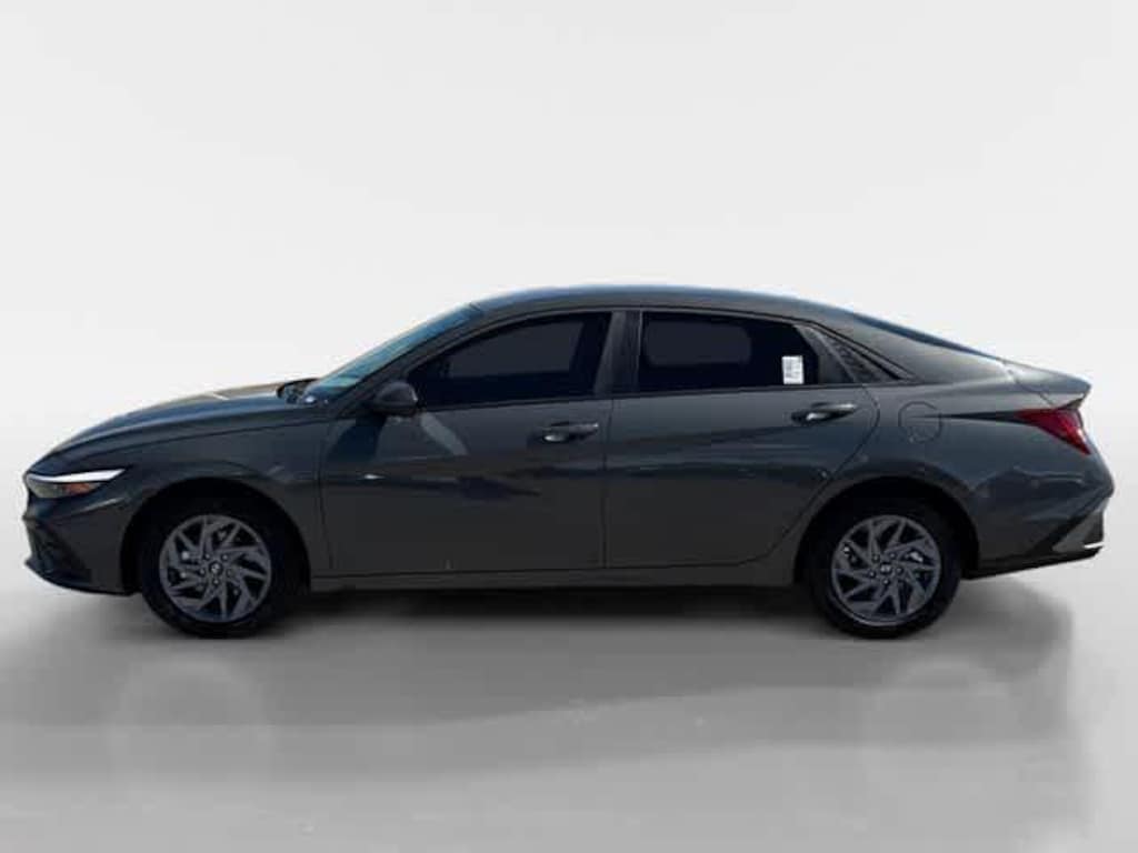 New 2026 Hyundai Elantra Hybrid Blue Sedan