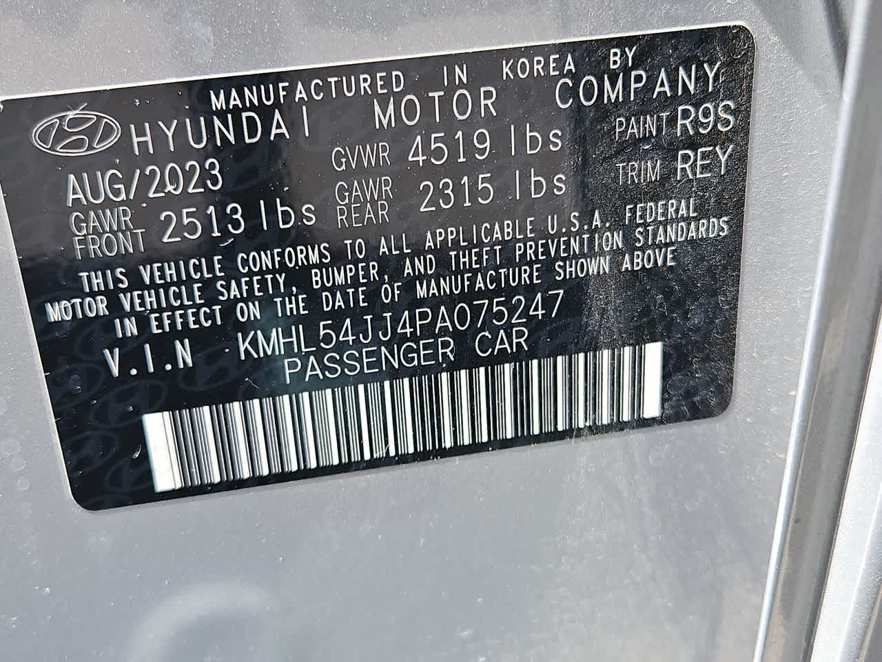 2023 Hyundai Sonata Limited 33