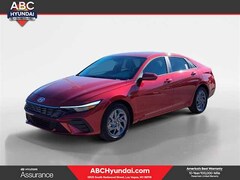 2026 Hyundai Elantra Hybrid Blue Sedan