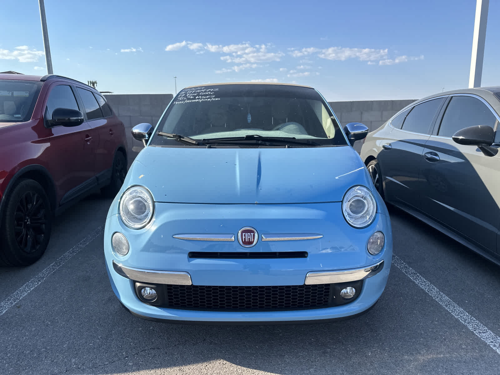 Used 2017 FIAT 500c Lounge with VIN 3C3CFFER4HT704792 for sale in Las Vegas, NV