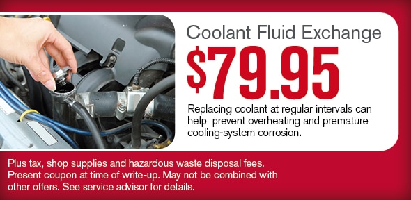 Coolant Exchange, Phoenix, AZ Automotive Service Special Special