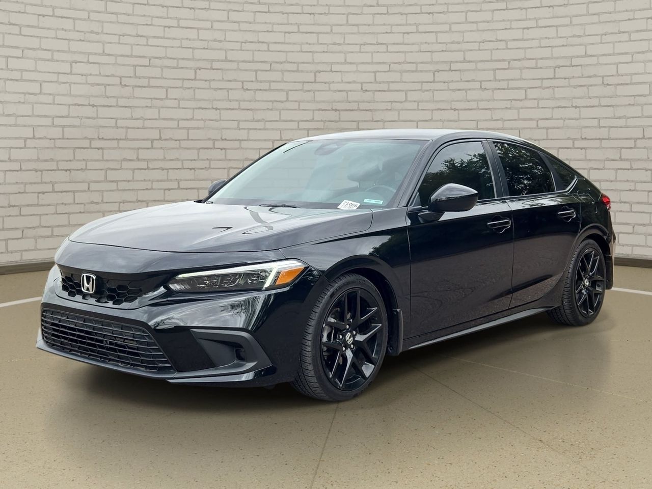 Black 2024 Honda Civic Hatchback Hatchback Front-Wheel Drive Continuously Variable Transmission