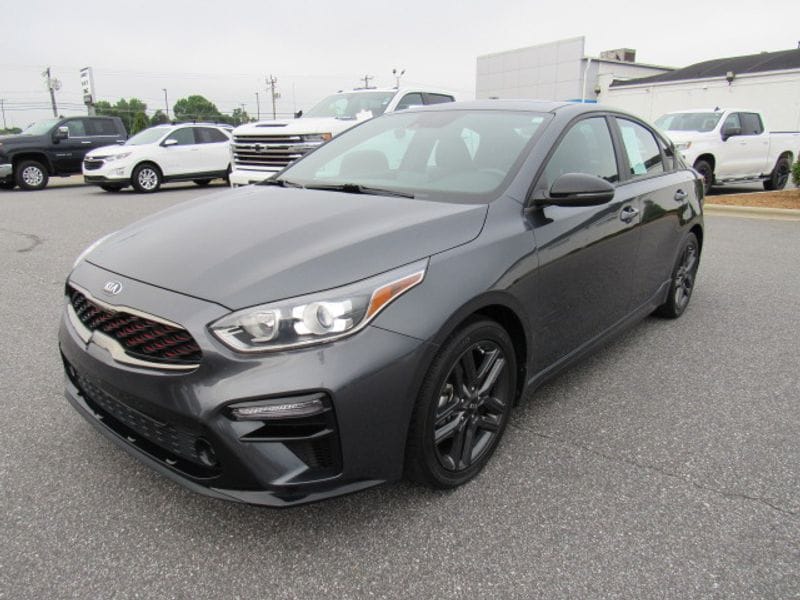 Used 2021 Kia Forte GT-Line with VIN 3KPF34AD7ME365203 for sale in Lincolnton, NC