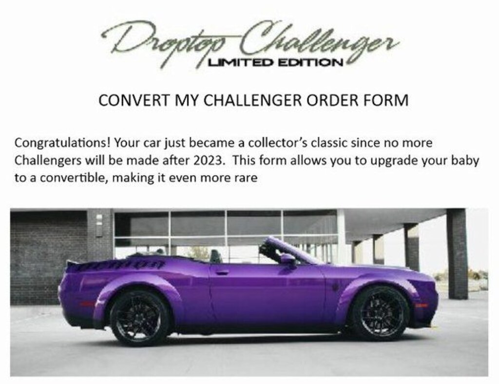 New 2023 Dodge Challenger R/T SCAT PACK WIDEBODY Coupe