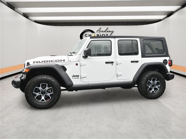 Used 2021 Jeep Wrangler Unlimited Rubicon with VIN 1C4HJXFN4MW817891 for sale in Tipton, IN