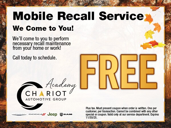Mobile Recall Service