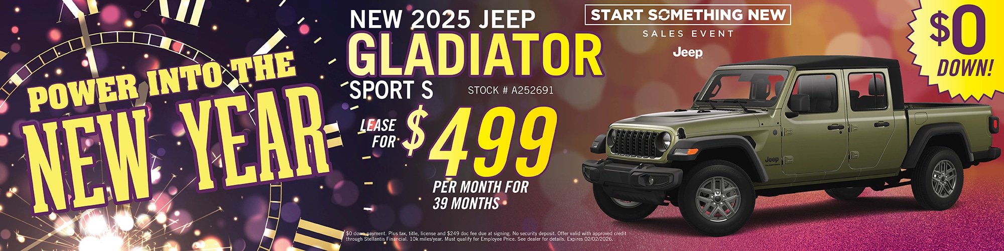 2025 Jeep Gladiator Offer | Academy CDJR