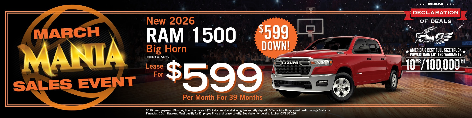 2026 Ram 1500 Offer | Academy CDJR