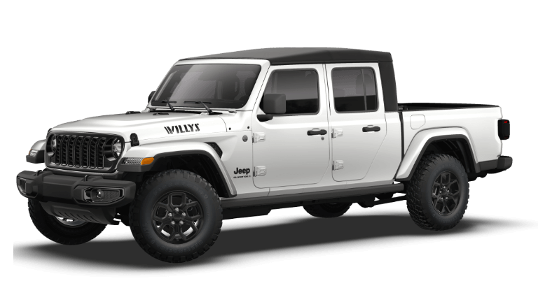 2026 Jeep Gladiator Willys Exterior - Bright White