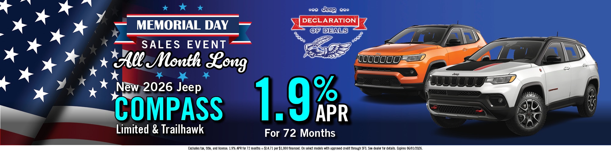 2026 Jeep Compass Offer | Academy CDJR