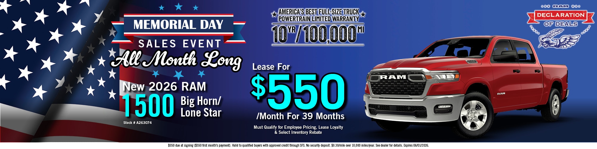 2026 Ram 1500 Offer | Academy CDJR