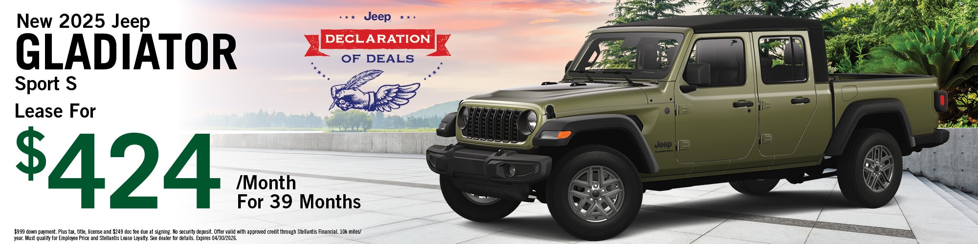 2025 Jeep Gladiator Offer | Academy CDJR