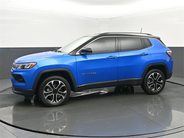 Used 2022 Jeep Compass Limited with VIN 3C4NJDCB7NT159051 for sale in Tipton, IN