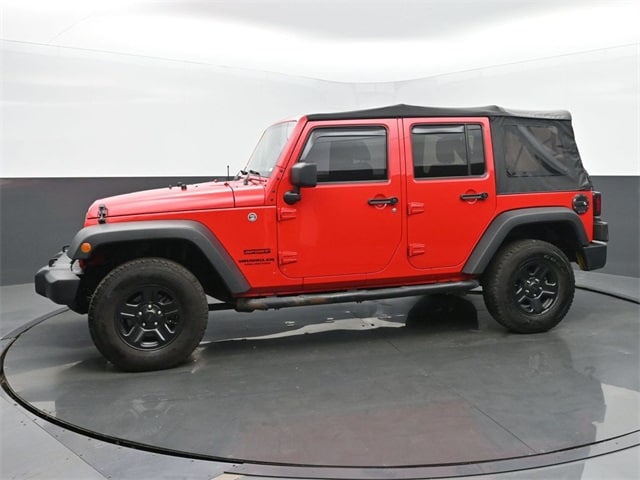 Used 2017 Jeep Wrangler Unlimited Sport with VIN 1C4BJWDG1HL737850 for sale in Tipton, IN