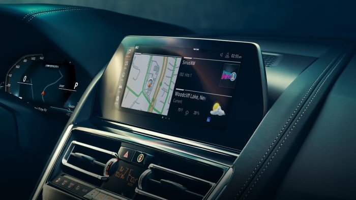 Does The BMW 8 Series Have a Touch Screen With Gesture Control?