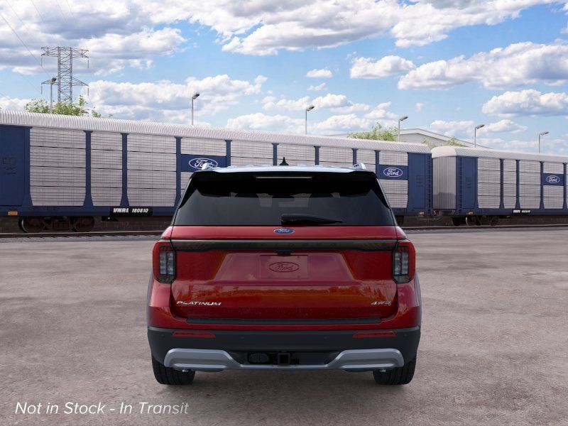 2026 Ford Explorer Platinum Red Metallic at Town & Country Ford