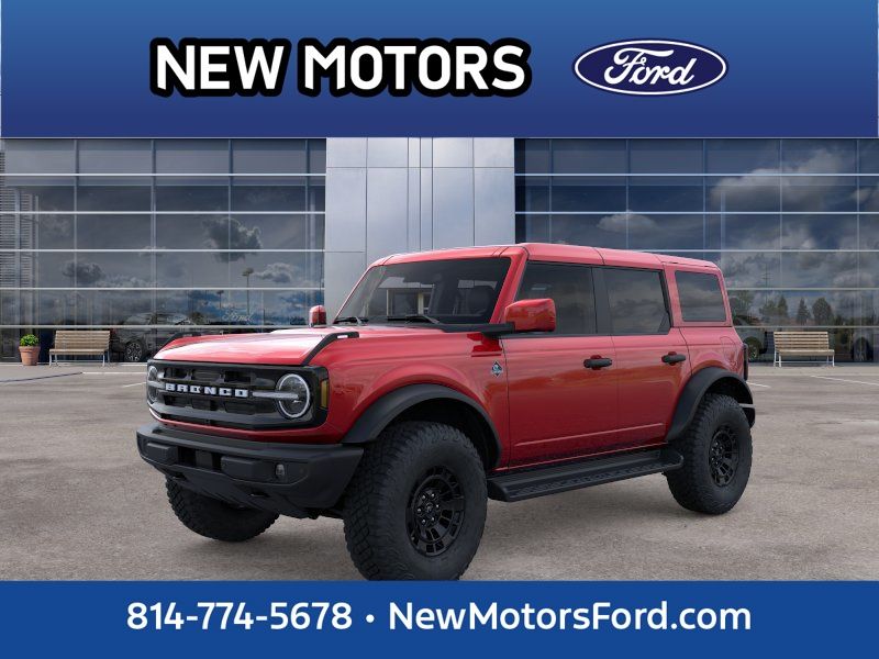 2026 Ford Bronco Outer Banks Ruby Red Metallic Tinted Clearcoat at Town & Country Ford