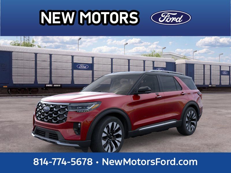 2026 Ford Explorer Platinum Red Metallic at Town & Country Ford