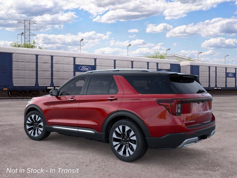 2026 Ford Explorer Platinum Red Metallic at Town & Country Ford