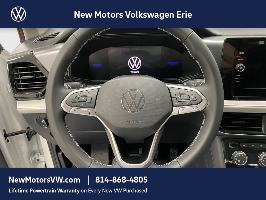 2026 Volkswagen Taos 1.5T S Pure White at New Motors