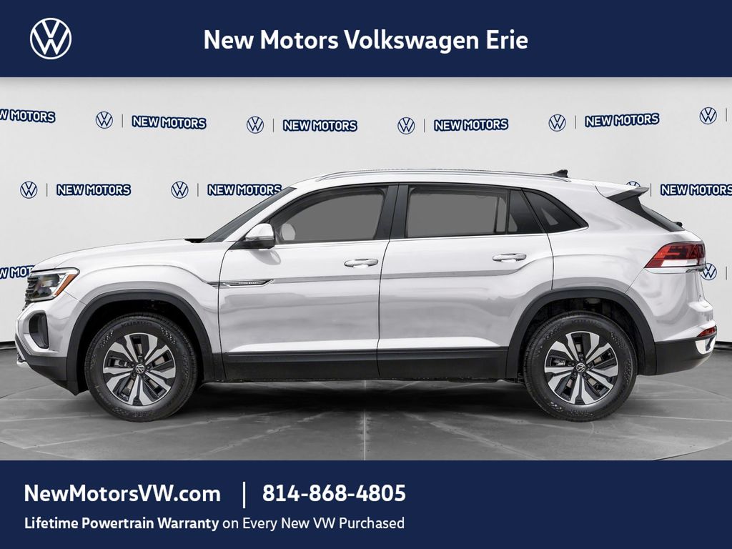 2026 Volkswagen Atlas Cross Sport SE Opal White Pearl at New Motors