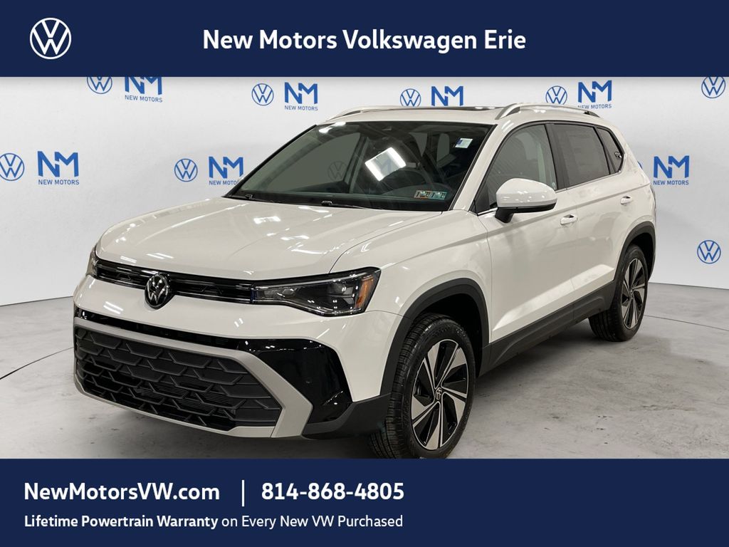 2026 Volkswagen Taos 1.5T SE Pure White at New Motors