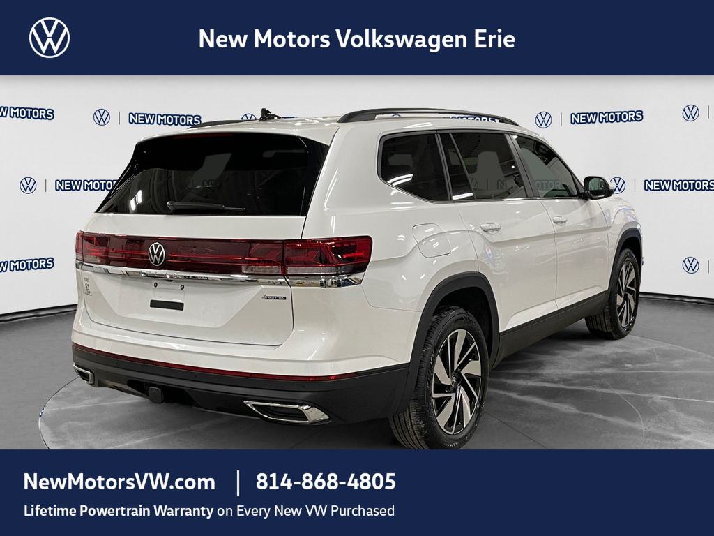 2026 Volkswagen Atlas SE w/Technology Opal White Pearl at New Motors