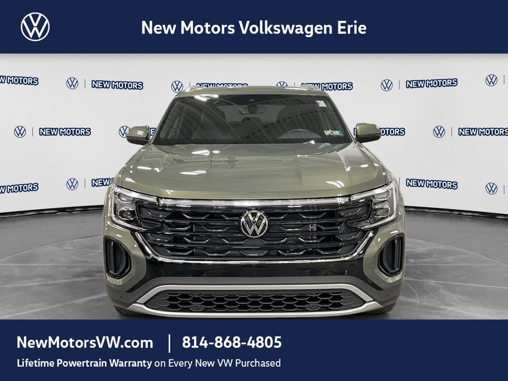 2026 Volkswagen Atlas Cross Sport SE w/Technology Avocado Green Pearl at New Motors
