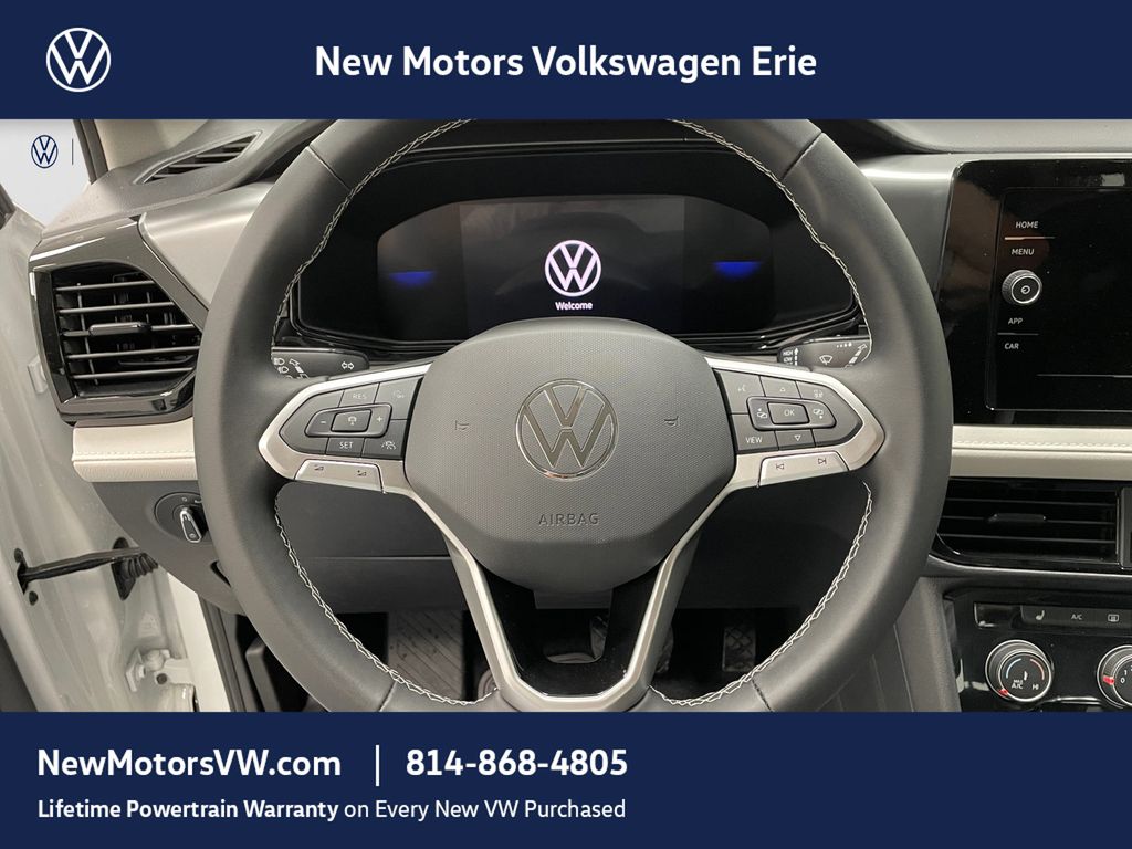 2026 Volkswagen Taos 1.5T S Pure White at New Motors