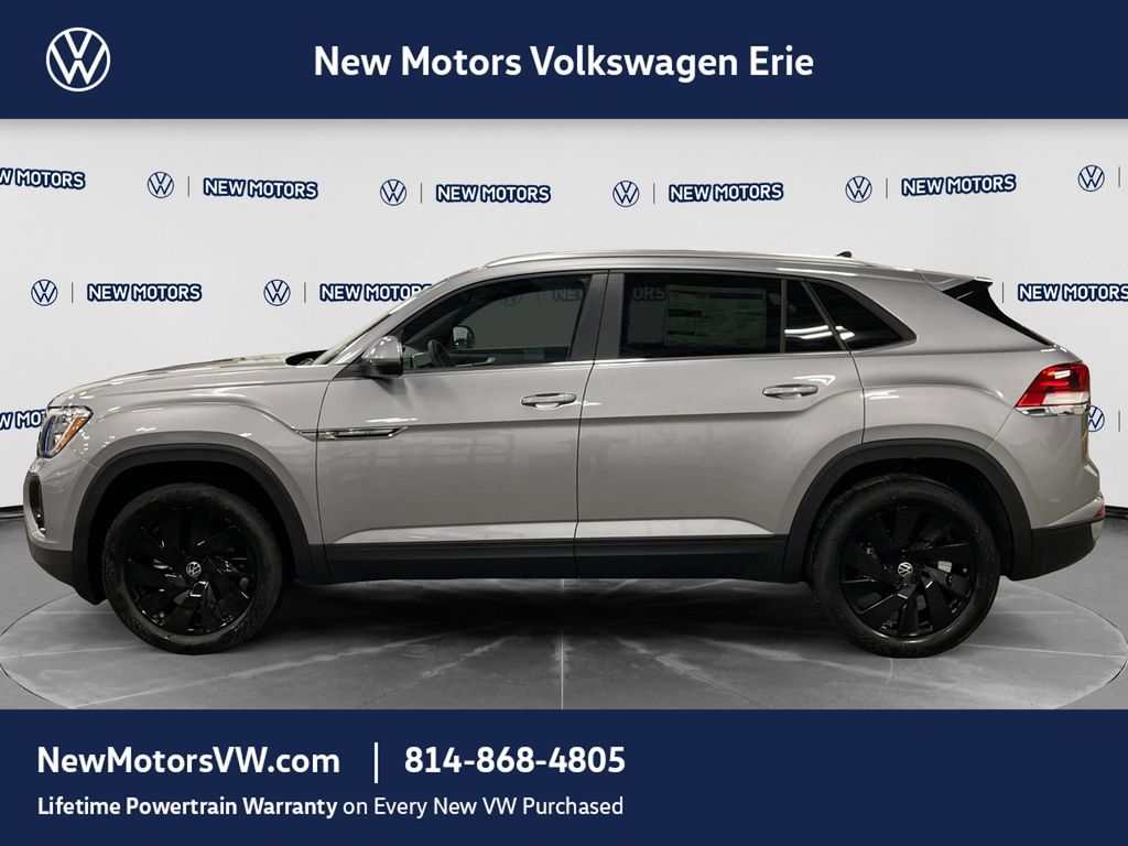 2026 Volkswagen Atlas Cross Sport SE w/Technology Silver Mist at New Motors