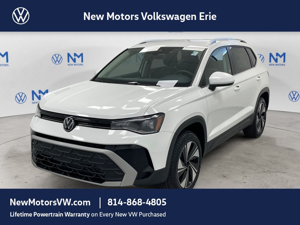 2026 Volkswagen Taos 1.5T SE Pure White at New Motors