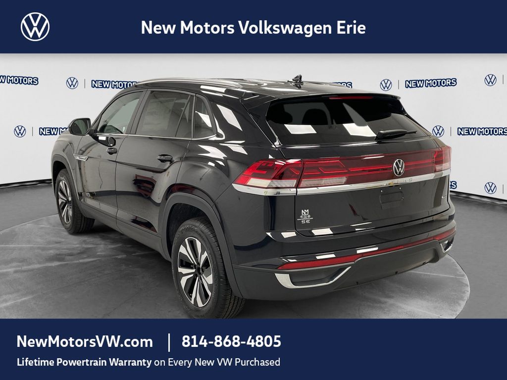 2026 Volkswagen Atlas Cross Sport SE Deep Black Pearl at New Motors