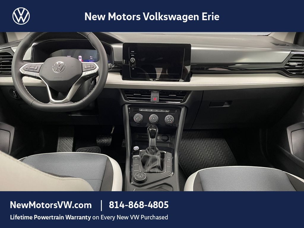 2026 Volkswagen Taos 1.5T S Pure White at New Motors