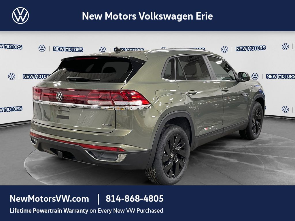 2026 Volkswagen Atlas Cross Sport SE w/Technology Avocado Green Pearl at New Motors
