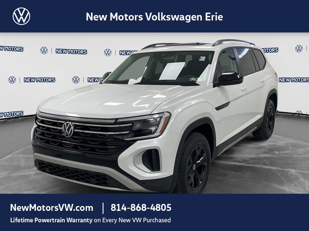 2026 Volkswagen Atlas Peak Edition Opal White Pearl at New Motors